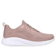 Buty trekkingowe damskie - Buty na co dzień damskie SKECHERS BOBS SQUAD CHAOS - FACE OFF lekkie - miniaturka - grafika 1