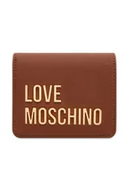 Portfele - LOVE MOSCHINO Mały Portfel Damski JC5612PP1NKD0312 Brązowy - miniaturka - grafika 1