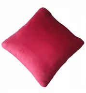 Poduszki dekoracyjne - Poduszka dekoracyjna ozdobna welur velvet jasiek CZERWONA dom ogród 45x45cm - miniaturka - grafika 1