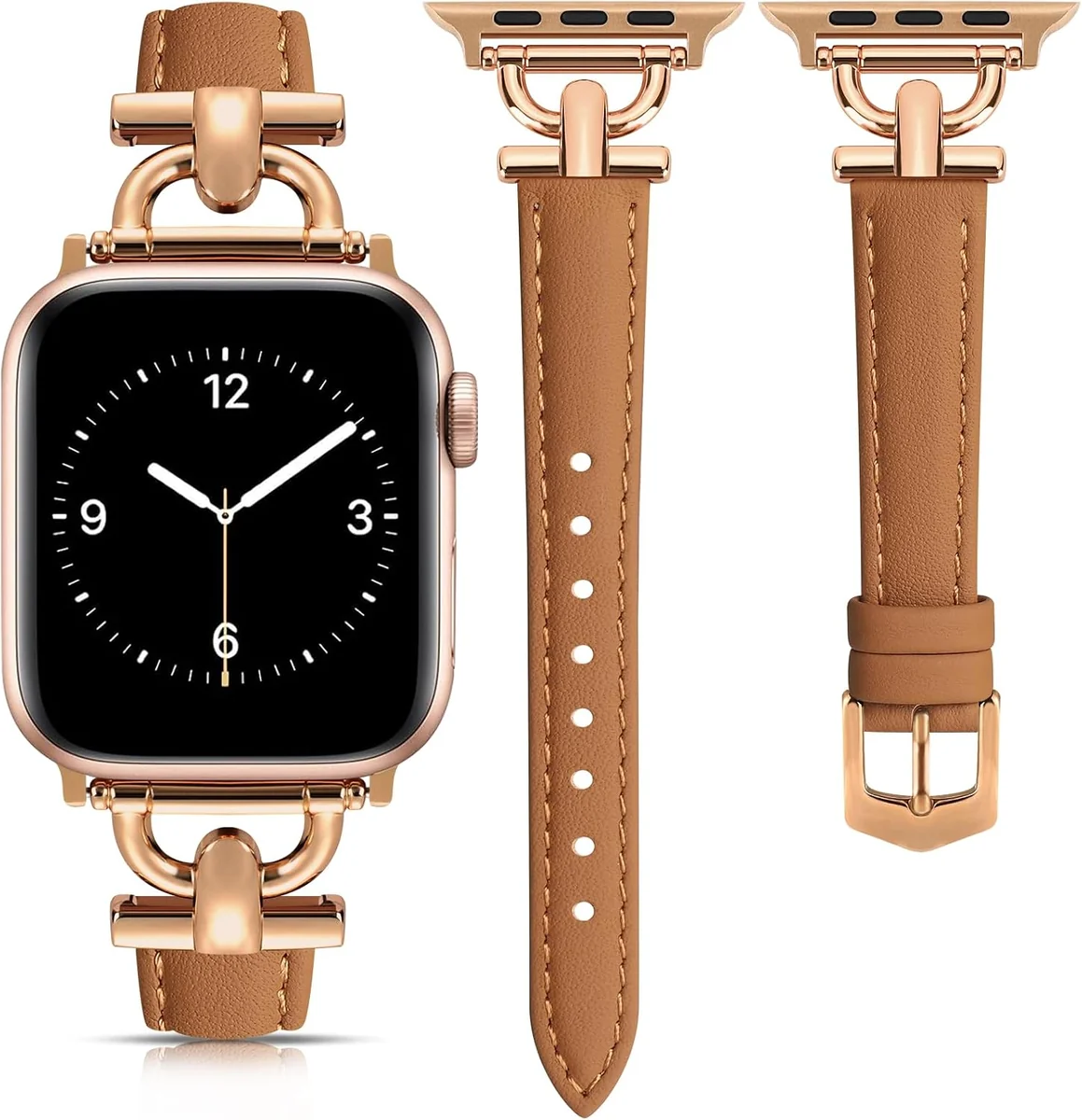 PASEK SKÓRZANY DO SMARTWATCHA ELEGANCKI 38 40 41 42 44 45 49 MM WYGODNY