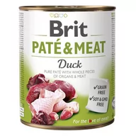Mokra karma dla psów - Brit Pate & Meat Dog Duck puszka 800g - miniaturka - grafika 1