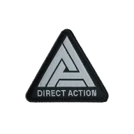 Odzież taktyczna i umundurowanie - Direct Action Naszywka Emblemat Logo Patch - Czarna - miniaturka - grafika 1