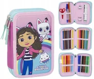 Piórniki - KOCI DOMEK GABI PIÓRNIK POTRÓJNY Z WYPOSAŻENIEM GABBY - miniaturka - grafika 1
