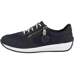 Rieker Damskie sneakersy N111, niebieski, 38 EU - Sneakersy damskie - miniaturka - grafika 1