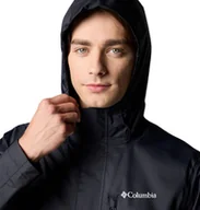 Kurtki męskie - Kurtka wodoodporna męska Columbia POURING ADVENTURE III czarna 2117171010 - miniaturka - grafika 1