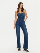 Kombinezony - Guess Kombinezon W4PD1E D5JT1 Granatowy Regular Fit - miniaturka - grafika 1