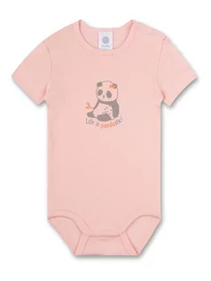 Body dla niemowląt - Sanetta Body w kolorze jasnoróżowo-szarym - grafika 1