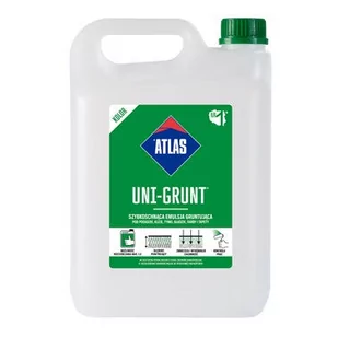 Grunt szybkoschnący Uni-Grunt 5 kg Atlas - Grunty do ścian - miniaturka - grafika 1
