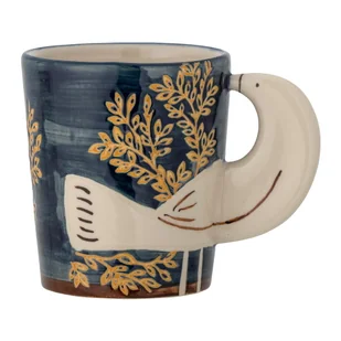 Niebieski kamionkowy kubek 260 ml Hezha – Bloomingville Mini - Kubki - miniaturka - grafika 1