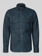 Koszule męskie - Koszula jeansowa o kroju regular fit z kieszeniami na piersi model 'Dakota' - miniaturka - grafika 1