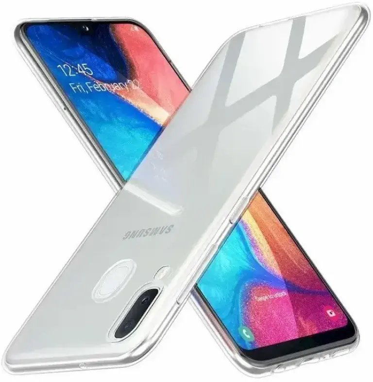 iLike Tylny pokrowiec Samsung Galaxy A20e A202F Silicone case Transparent