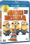 Filmy animowane Blu-Ray - Universal Pictures Minionki rozrabiają 3D + 2D - miniaturka - grafika 1