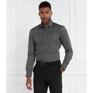 Koszule męskie - BOSS Koszula H-HANK-kent-C1-214 | Slim Fit | stretch - miniaturka - grafika 1
