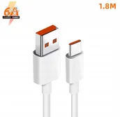 Kable USB - długi 180cm Kabel Xiaomi USB A - USB typ C Xiaomi 1.8 m biały 6 Amper 120W - miniaturka - grafika 1
