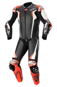 Odzież motocyklowa - Kombinezon Jednoczęściowy Skórzany Alpinestars Racing Absolute V2 Czarny/Złamany Biały/Czerwony Fluorescencyjny52 - miniaturka - grafika 1