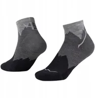 Skarpety termoaktywne - Buff BUFF Merino Lightweight Quarter Socks 137792999 Czarne 36-38 - miniaturka - grafika 1