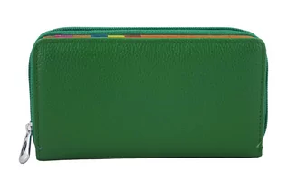 Portfele - Antykradzieżowy portfel z ochroną RFID - Zielony - grafika 1