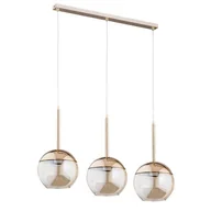 Lampy sufitowe - Alfa Volda lampa wisząca 3-punktowa złota 62159 - miniaturka - grafika 1