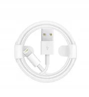 Kable USB - DŁUGI Kabel USB LIGHTNING do IPHONE 2m BIAŁY HQ Przewód do ładowania Telefonu - miniaturka - grafika 1
