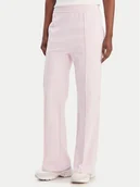 Spodnie sportowe damskie - Calvin Klein Jeans Spodnie dresowe Archive Logo LV047B240G Różowy Regular Fit - miniaturka - grafika 1