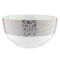Miski i półmiski - Florina Salaterka porcelanowa pozłacana Spots Grey, - miniaturka - grafika 1