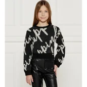 Swetry dla dziewczynek - Pinko UP Sweter | Regular Fit - miniaturka - grafika 1