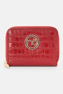 Portfele - Mały skórzany portfel Nobo croco czerwony - miniaturka - grafika 1