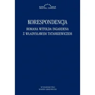 Biografie obcojęzyczne - Korespondencja Romana Witolda Ingardena Nowa - miniaturka - grafika 1