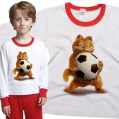 Piżamy dla dziewczynek - Piżama dziecięca Garfield Piłka Nożna 98/104 - VoloDonum - miniaturka - grafika 1