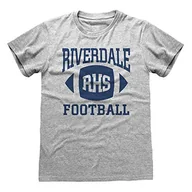 Piłka nożna - Popgear Męska koszulka piłkarska Riverdale RHS Bulldogs Heather Grey, szary, L - miniaturka - grafika 1