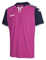 Koszulki męskie - Koszulka sportowa HUMMEL core SS poly różowa r. S - miniaturka - grafika 1