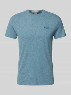 T-shirt z wyhaftowanym logo - Koszulki męskie - miniaturka - grafika 1