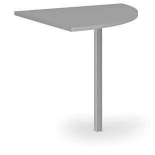 Dostawka narożna do biurek PRIMO, 800 mm, szary - Inne meble biurowe - miniaturka - grafika 1