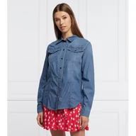 Koszule damskie - Armani Exchange Koszula | Regular Fit - miniaturka - grafika 1