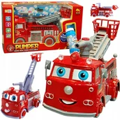 Bańki mydlane - Duży Wóz Strażacki Straż Wypuszcza Bańki Jeździ838 - miniaturka - grafika 1