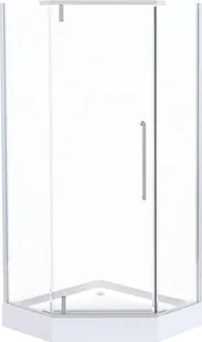 Savana Kabina prysznicowa narożna pięciokątna 90x90x205cm - Kabiny prysznicowe - miniaturka - grafika 1