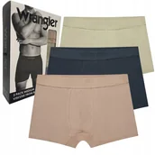 Majtki męskie - Wrangler Griffin elastyczne bokserki męskie bambusowe majtki 3 sztuki M - miniaturka - grafika 1