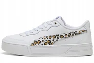 Sneakersy damskie - Buty PUMA SKYE LEO WNS damskie skórzane w panterkę cętki sneakersy 38.5 - miniaturka - grafika 1