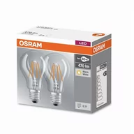 Żarówki LED - Osram Żarówka LED 4052899972155 E27 4 W = 40 W 470 lm 2700 K ciepła biel 230 V 15000 h 2 szt - miniaturka - grafika 1