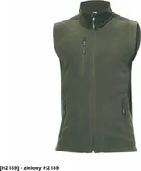 Kamizelki męskie - Ardon ARDON MARTIN - kamizelka męska polarowa - zielony H2189 M - miniaturka - grafika 1