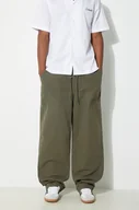 Spodnie męskie - Vans spodnie bawełniane Premium Standards Easy Trouser LX kolor zielony proste VN000GZ2KCZ1 - miniaturka - grafika 1