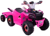 Pojazdy elektryczne dla dzieci - QUAD ATV ROAD Z PRZYCZEPĄ I MEGAFONEM/XMX630T EDUKAMP - miniaturka - grafika 1