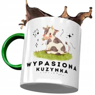 Kubki - Kubek Zielony Dla Kuzynki na Urodziny na Prezent z Nadrukiem ze Zdjęciem + Opakowanie na prezent (wzór 03) - miniaturka - grafika 1