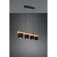Lampy sufitowe - RL Cameron lampa wisząca 4-punktowa brązowa/czarna R30654002 R30654002 - miniaturka - grafika 1