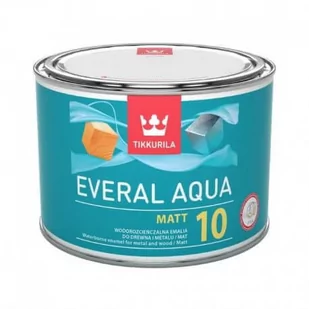Tikkurila Emalia Everal Aqua Matt [10] 0,45L - Farby zewnętrzne - miniaturka - grafika 1
