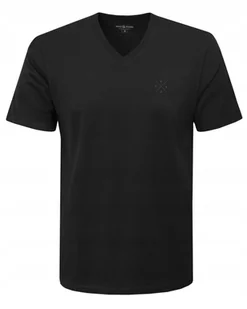 T-SHIRT Męski w SEREK Koszulka Bawełniana RICK CZARNY 4XL Pako Jeans - Koszulki męskie - miniaturka - grafika 1