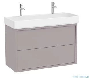 Roca Tura Unik zestaw szafka z umywalką 100x43x60 SZLACHETNY SZARY  A852036559 - Szafki łazienkowe - miniaturka - grafika 1