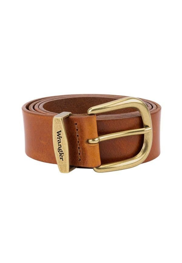 cinture męskie wrangler 112352693 easy koniakowy