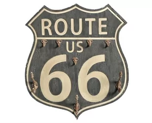 Belldeco Loft Tabliczka Route 66 C429YMX [4453151] - Oprawy, klosze i abażury - miniaturka - grafika 1