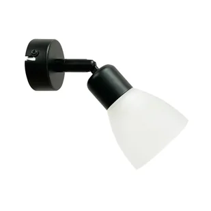 Czarny, klasyczny kinkiet ze szklanym kloszem 91-29577 z serii COSTA - Lampy ścienne - miniaturka - grafika 1